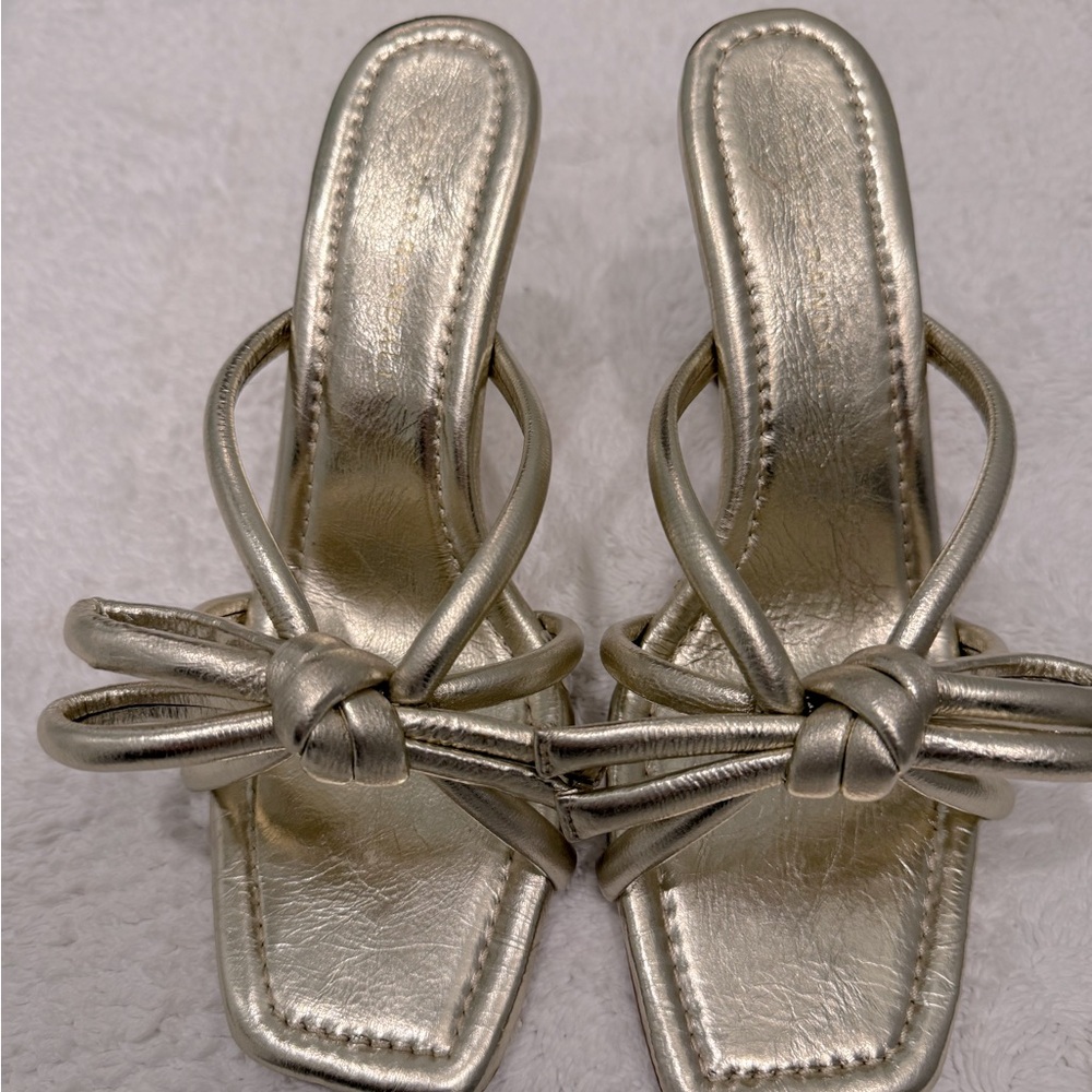 Loeffler Randall Margo Champagne Bow Heel